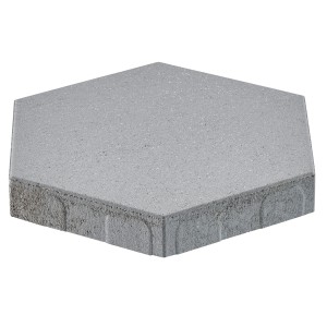 Kann Trittplatte Wabeno Silbergrau 40 cm x 34,6 cm x 5 cm