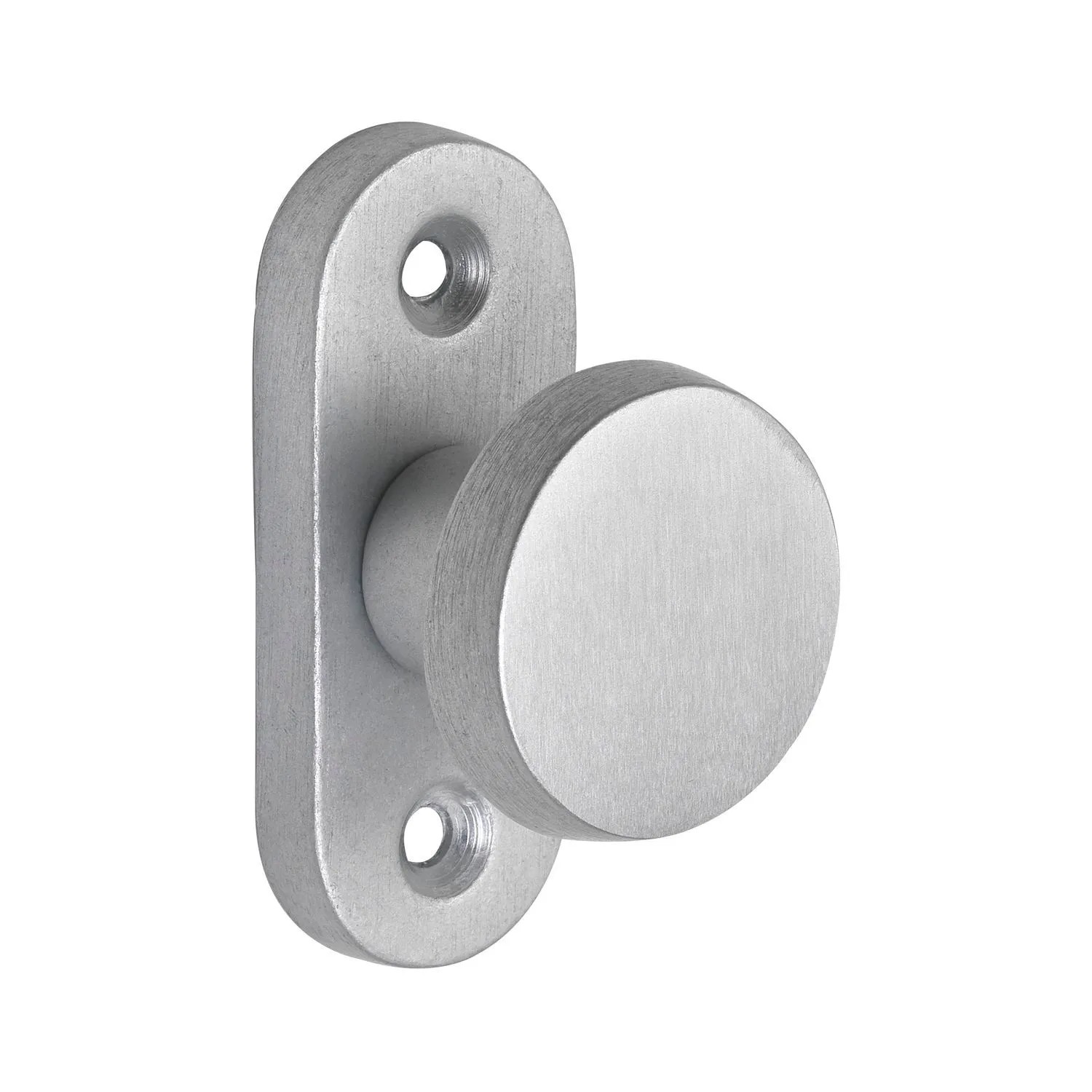 SCHÖSSWENDER Hebetürknopf Flachform 35 mm Silber Eloxiert