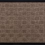 Braune Fußmatte Textur, 40x60 cm, mit rutschfestem Rücken für den Innenbereich.
