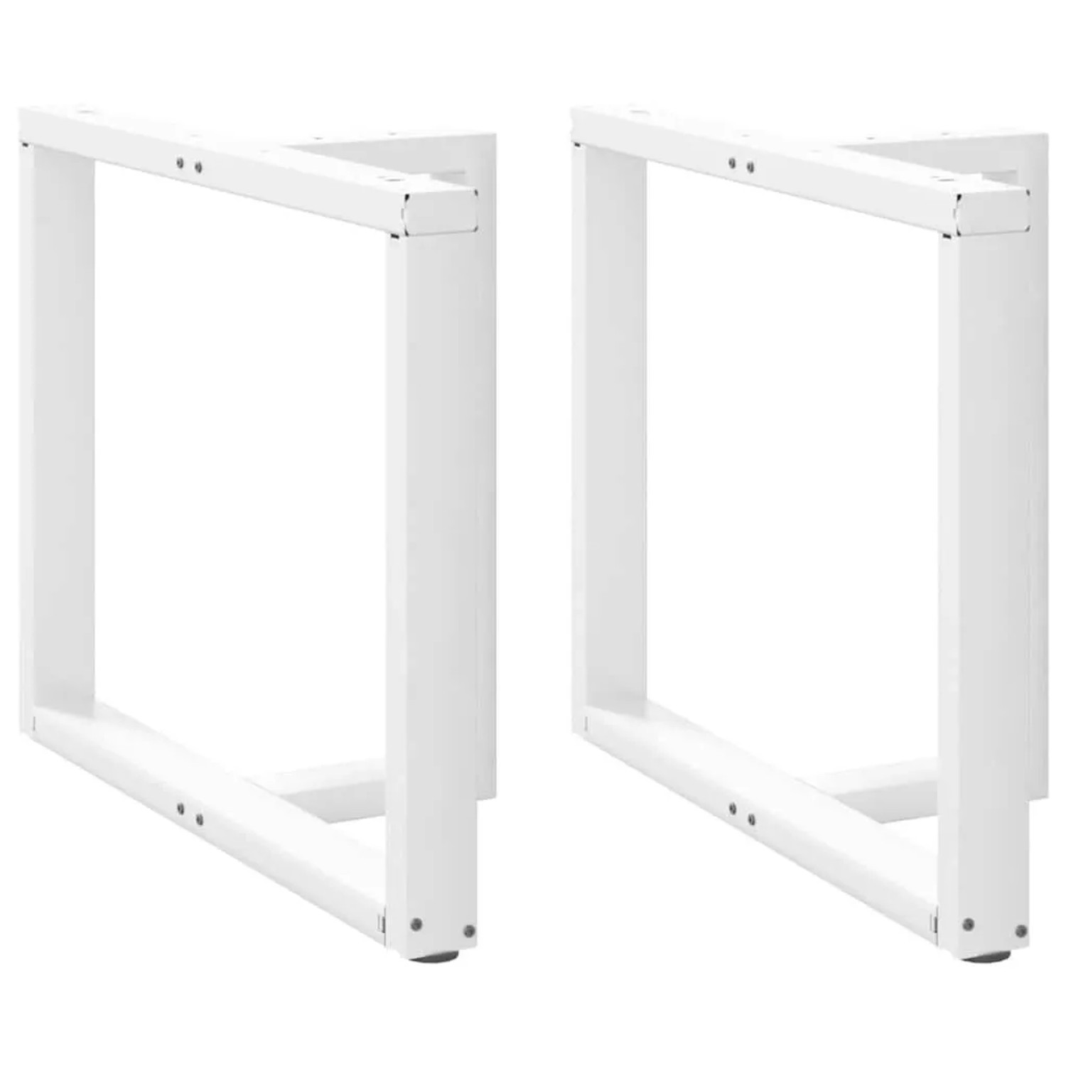 Thumbnail - vidaXL Esstischbeine T-Form 2 Stk Weiß 90x35x72-73 cm Stahl 4013065