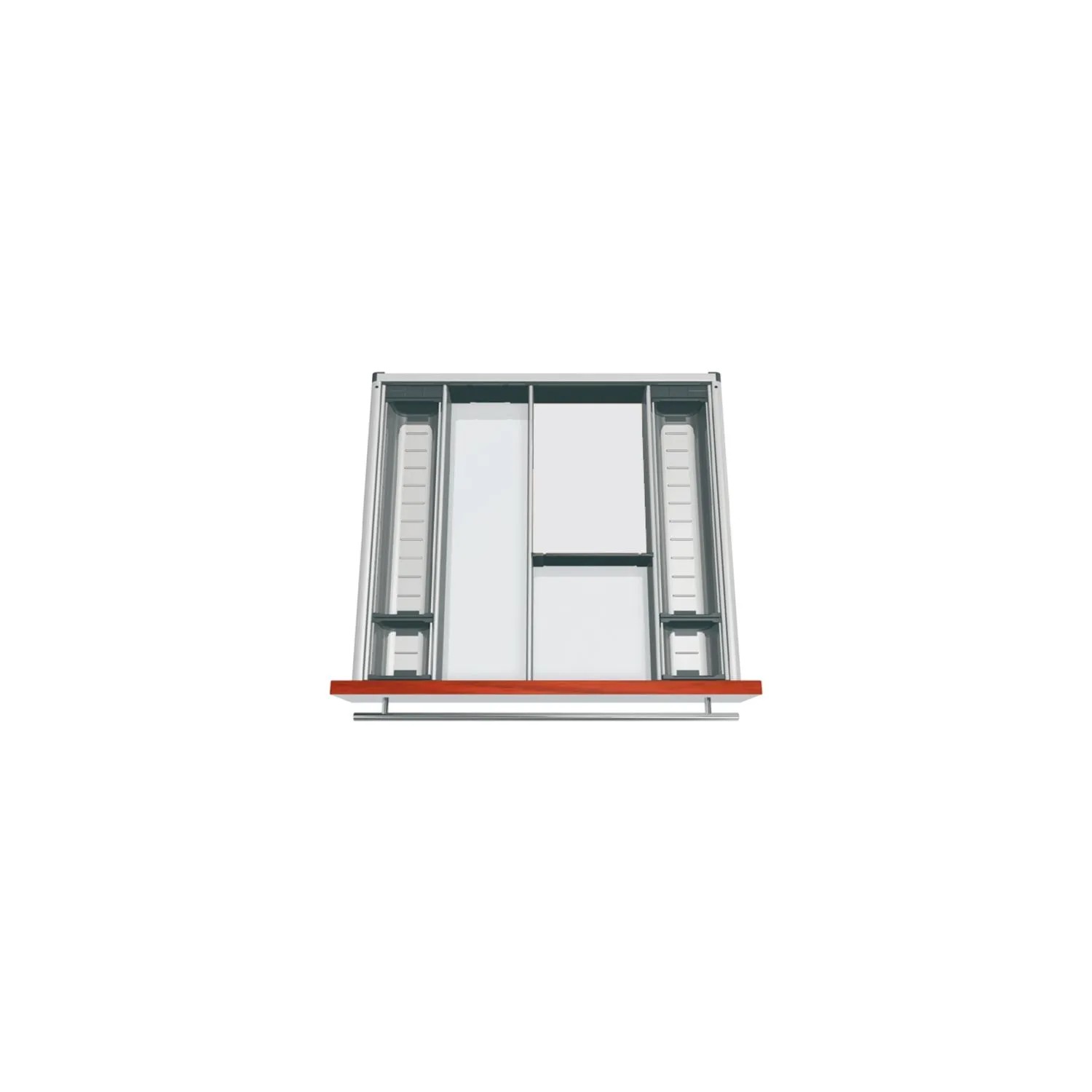 Blum Besteckeinsatz Orga-Line Facheinteilungs-Set Korpusbreite 600 mm Nennlänge 500 mm Grau