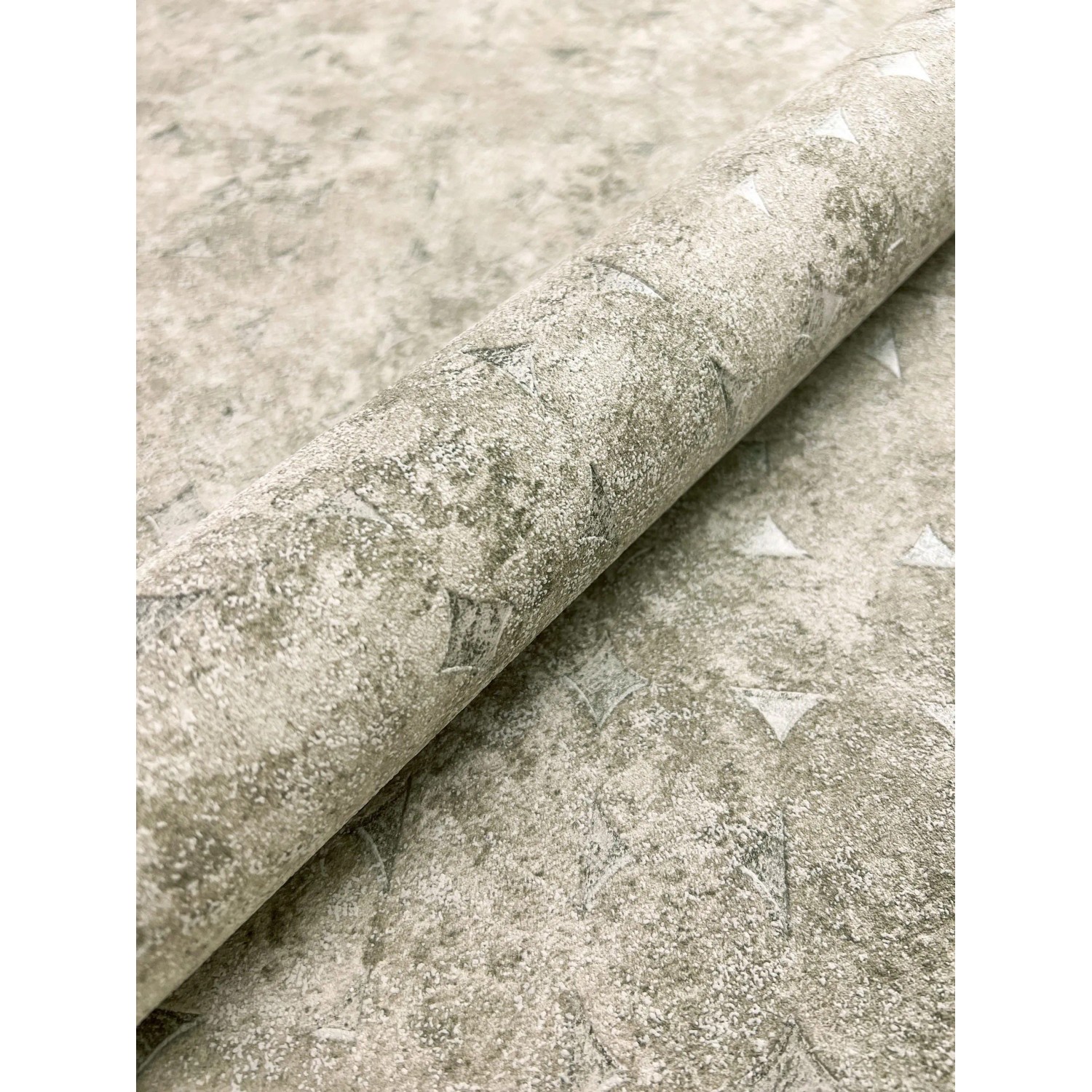 Newroom Vliestapete Saran Warm Grey Rauten Modern FSC® günstig online kaufen