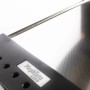 Detailaufnahme: Mephisto Pro-Line Werkzeugwagen mit Edelstahl-Abdeckung und Schiebegriff.