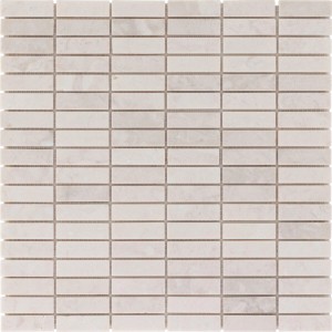 Mosaikmatte Atlas Beige, 30,5x30,5 cm, für individuelle Akzente im Innenbereich.