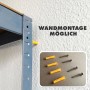 KARAT Schwerlastregal Lakota 2er Set Traglast bis 875 kg Grau 200 x 100 x 50 cm_6