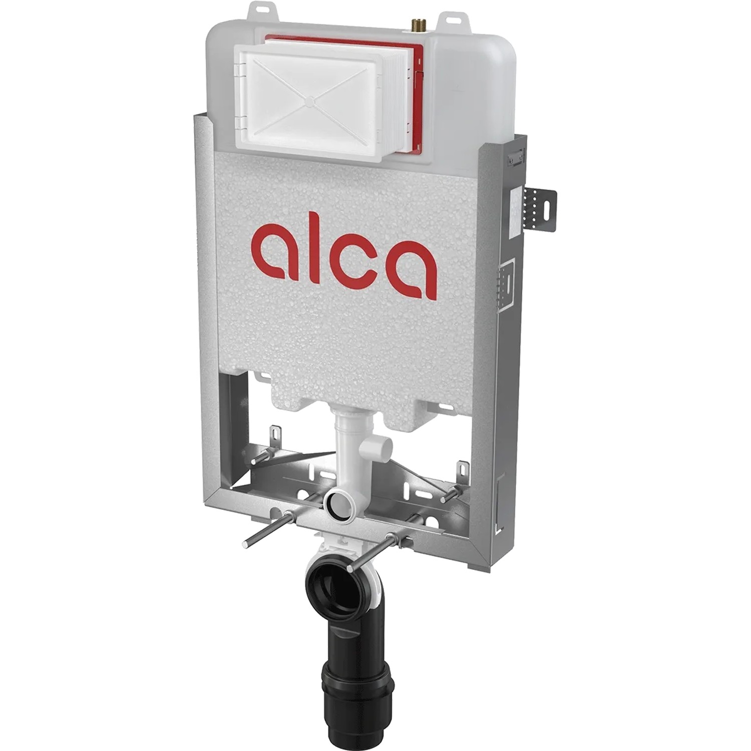 Alcadrain AM1115/1000 Renovmodul Slim Vorwandinstallationssystem für Einmauerung