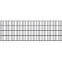 Anthrazit Doppelstabmatte 8/6/8 mm, 250x83 cm für Gartenzäune.
