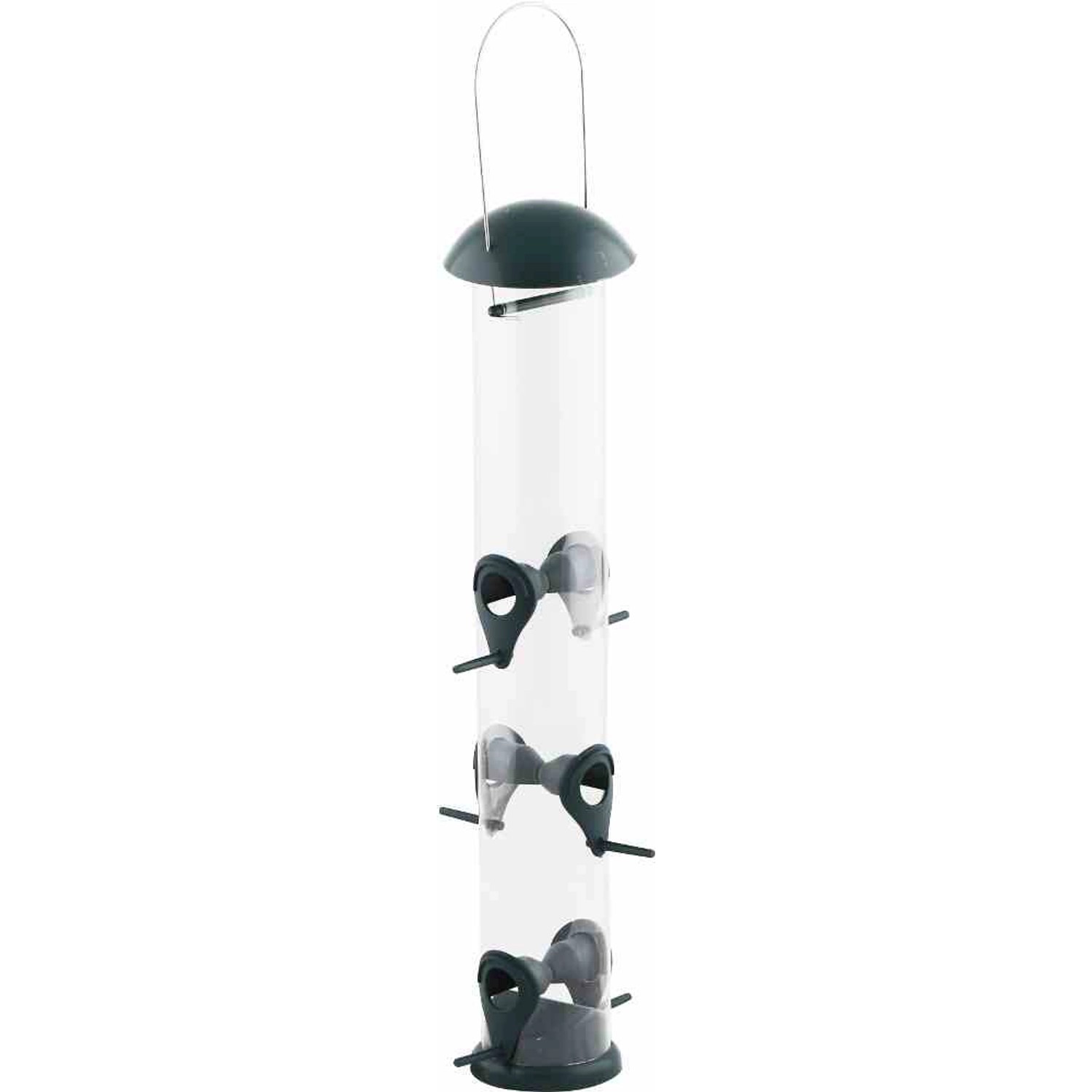 Siena Garden Futterspender Feeder Basic Kunststoff Grün Ø 13,4 cm x 43 cm