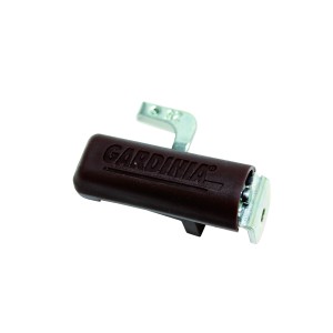 Gardinia Klemmträger für Jalousien, braun, 2er-Pack, zur Montage ohne Bohren.