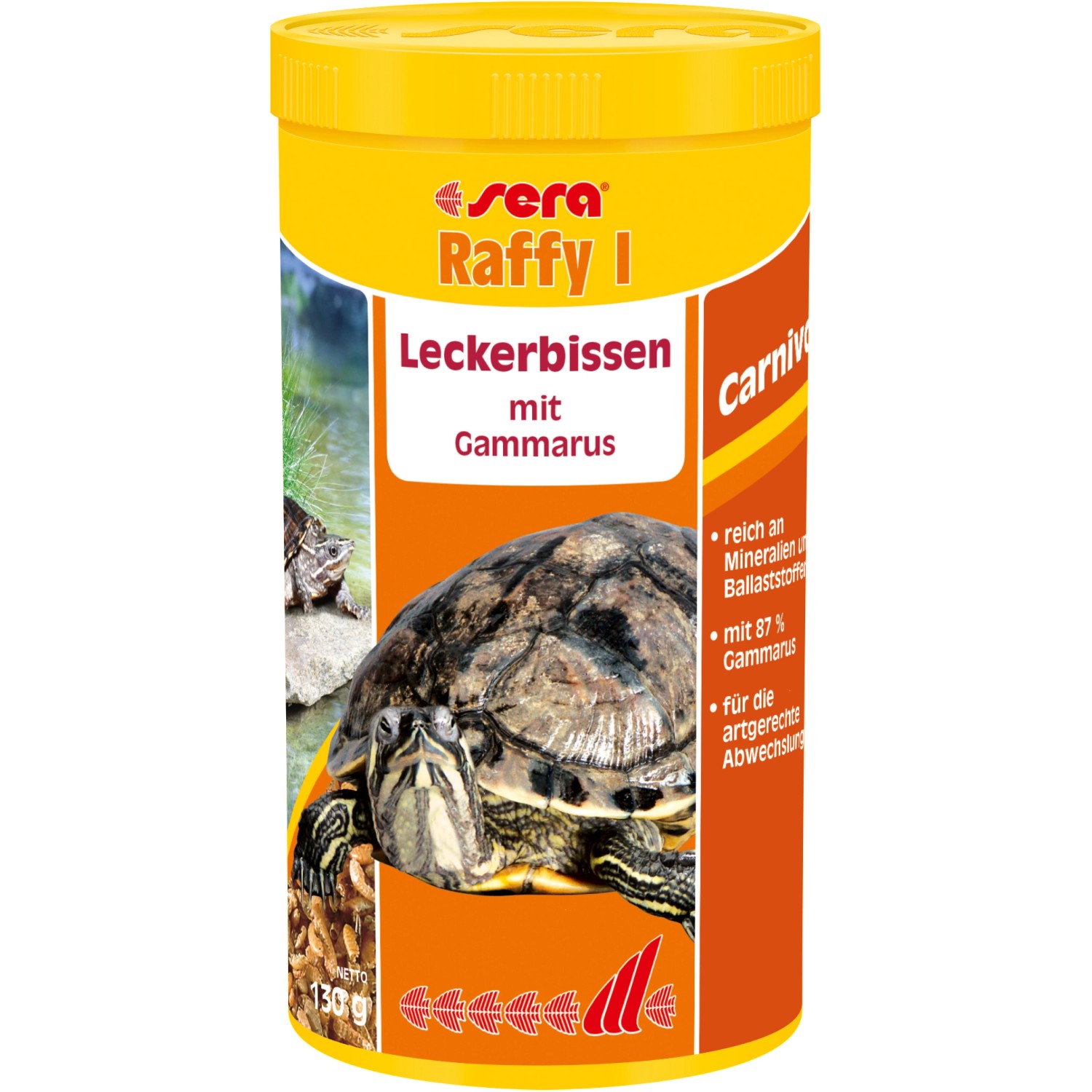Sera Reptilienfutter Raffy I Nature 1.000 ml (130 g)