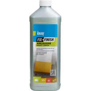 Knauf Fix + Finish Anlauger 1 l Flasche, Universalreiniger für Fliesen, Holz, Metall und Kunststoff.