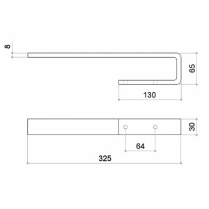SOTECH Handtuchhalter PELI 325 mm Chrom Poliert