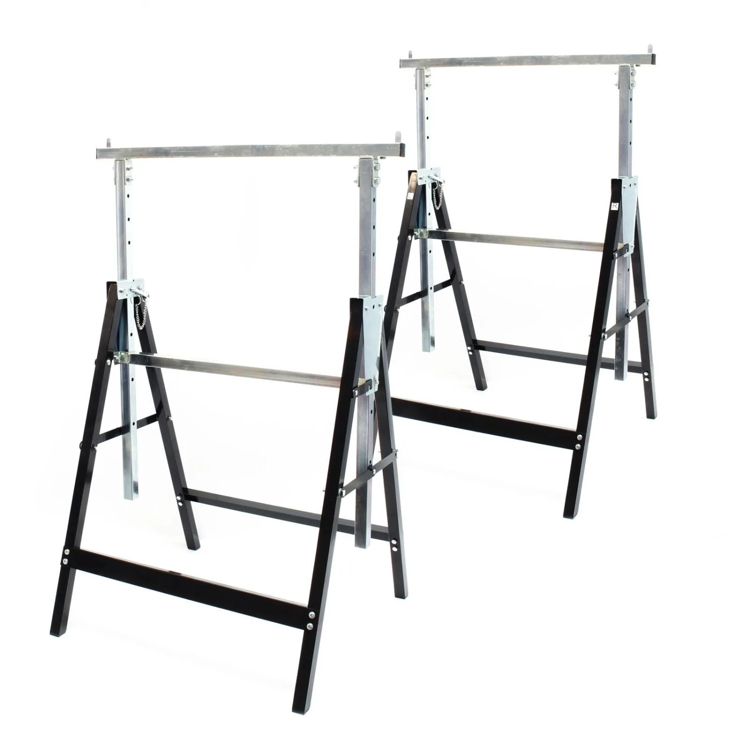 Wiltec 2X Gerüstbock 80-130Cm Bis 200Kg Unterstellbock Klappbock Stützbock