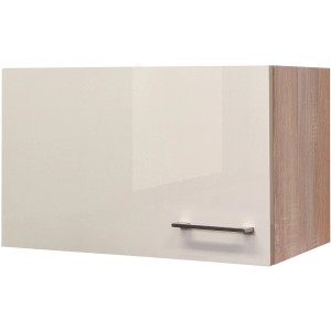 Flex-Well Hängeschrank Orlando, 60 cm, Kaschmir Glanz/Sonoma Eiche, mit Tür und Griff.