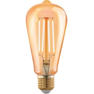 Eglo E27 LED-Leuchtmittel, 4W, extra warmes Licht, goldfarben, für stimmungsvolle Beleuchtung.