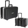 HMF 15602-02 Werkzeugtrolley Leer Werkzeugkoffer ABS-Kunststoff Rollen 47 x 40 x 24 cm_5