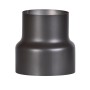 Firefix Rauchrohr-Reduzierung, 150 auf 120 mm, schwarz, für Kaminöfen & Feuerstellen.