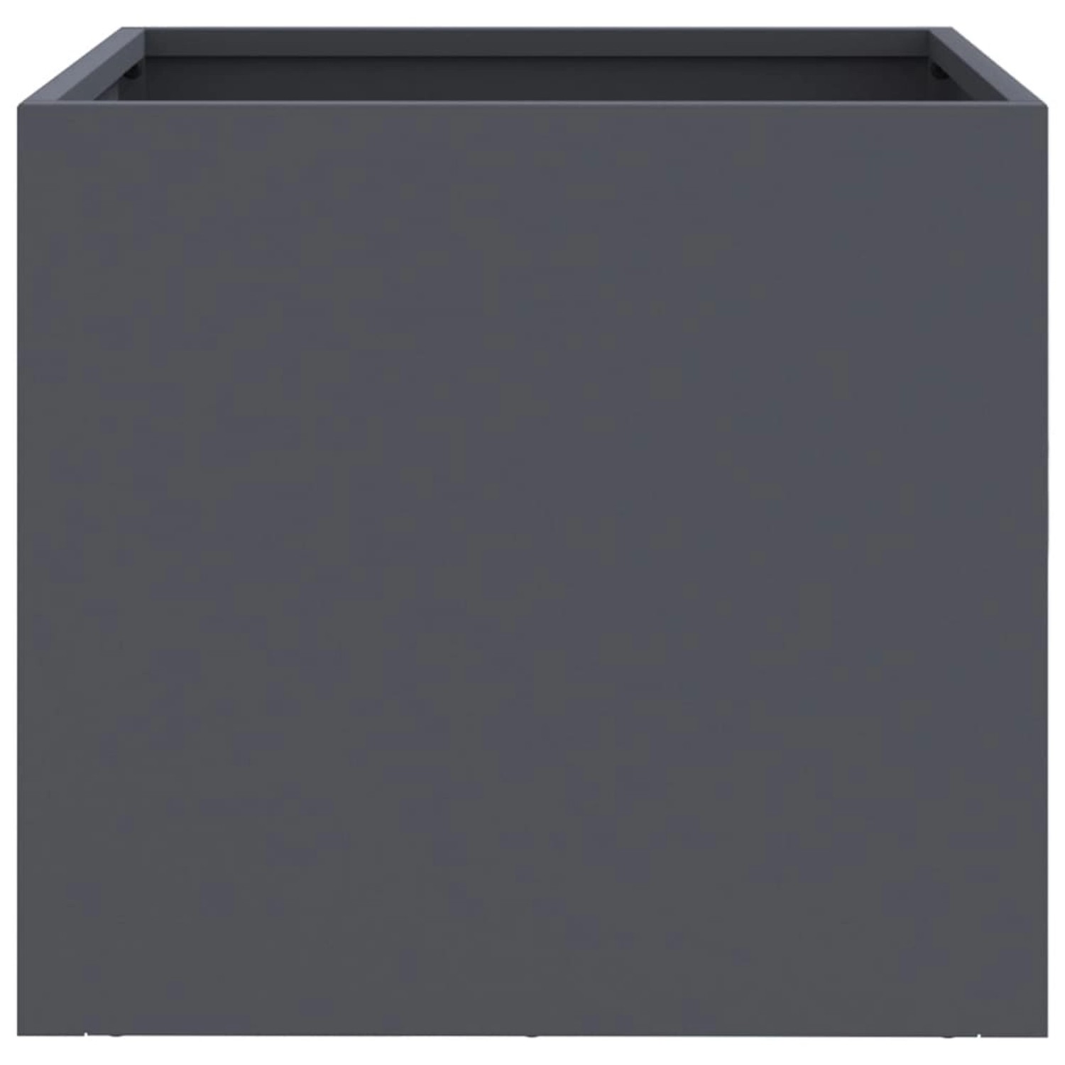 vidaXL Pflanzkübel 2 Stk Anthrazit 32x30x29 cm Stahl 841540 günstig online kaufen