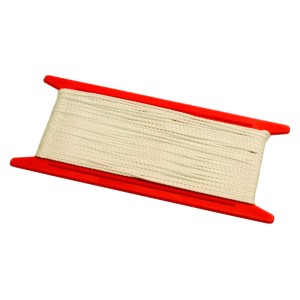 Gardinia Jalousie Schnur, 10 m, Weiß, auf roter Spule. Zubehör für Jalousien.