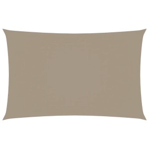 vidaXL Sonnensegel Oxford-Gewebe Rechteckig 2x5 m Taupe 135424