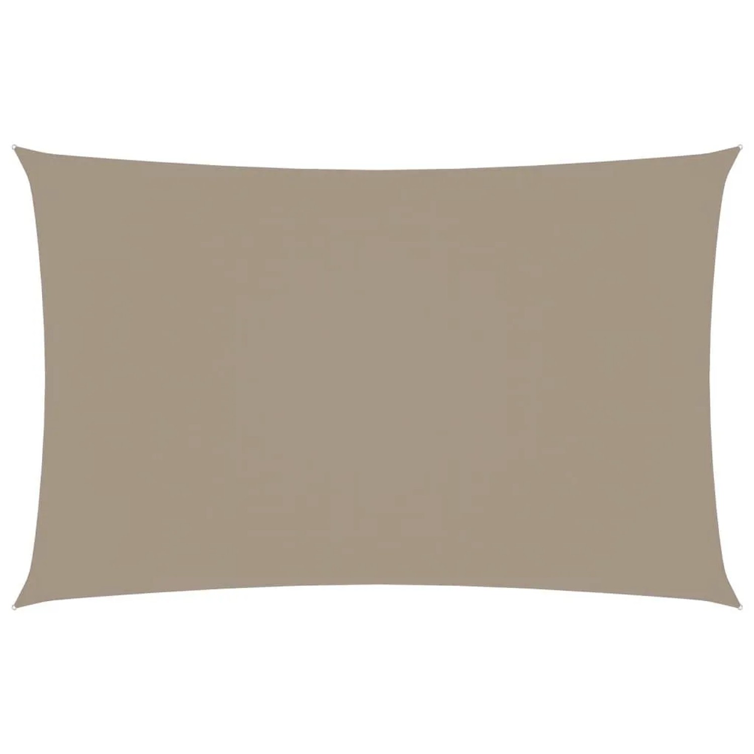 vidaXL Sonnensegel Oxford-Gewebe Rechteckig 2x5 m Taupe 135424