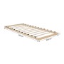 Homestyle4u Lattenrost 90x200 cm aus hellem Holz mit 13 Federholzleisten und Maßen. Stabil und komfortabel.