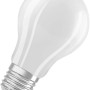 Osram E27 LED-Lampe in Glühlampenform, 4,8W, 470lm, 10,5x6cm. Weißes, dimmbares Leuchtmittel.