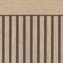A.S. Creation Vliestapete Wallpanel in Braun-Schwarz mit 3D Holzoptik.