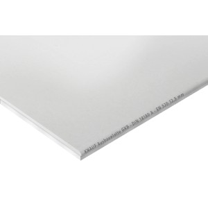 Gipskarton Ausbau-Verbundplatte, 30mm stark, für den Innenausbau und zur Wärmedämmung.