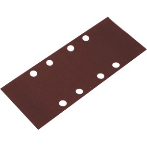 LUX Schleifstreifen P60, 93x230mm, gelocht für Schwingschleifer, 10er-Pack.