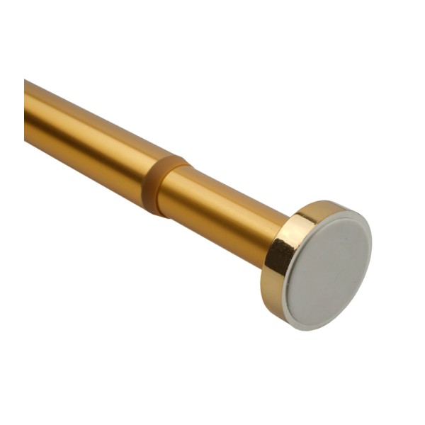Duschvorhangstange Verstellbar 91-213 Cm, Gold - Spannstange Ohne Bohren, Für Bad & Küche