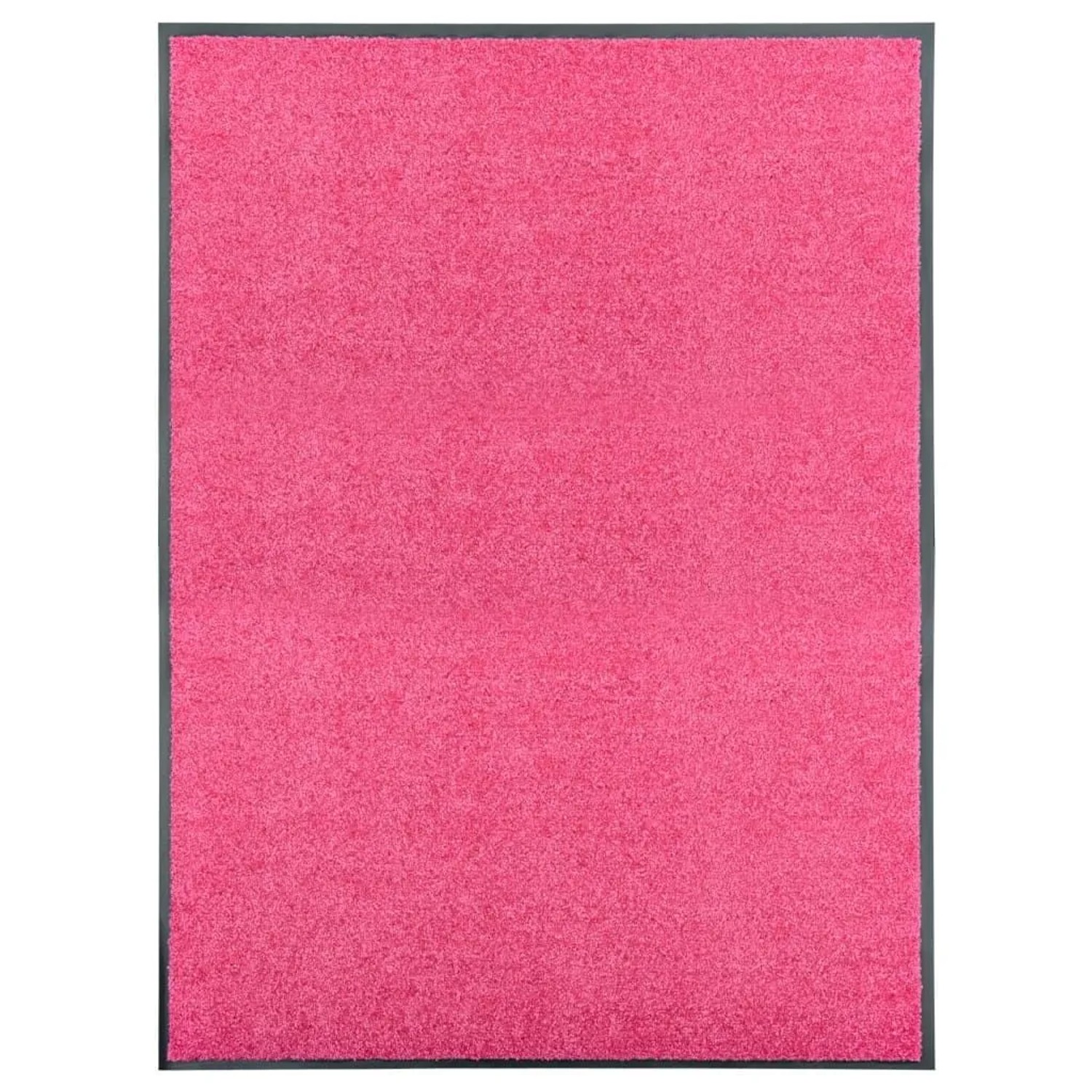 vidaXL Fußmatte Waschbar Rosa 90x120 cm 323448