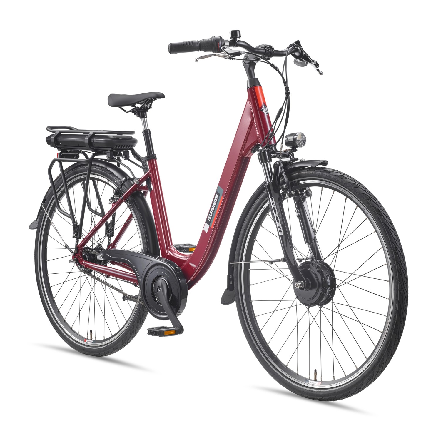 Telefunken City E-Bike 28 Zoll Frontmotor 7-Gang Nabenschaltung 468Wh Akku RC845