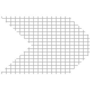 Armierungspfeil 33x50cm für Putzträger, Eckverstärkung im WDV-System.
