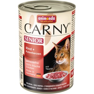 Animonda Carny Senior Katzen-Nassfutter Rind & Pute, 400g Dose.