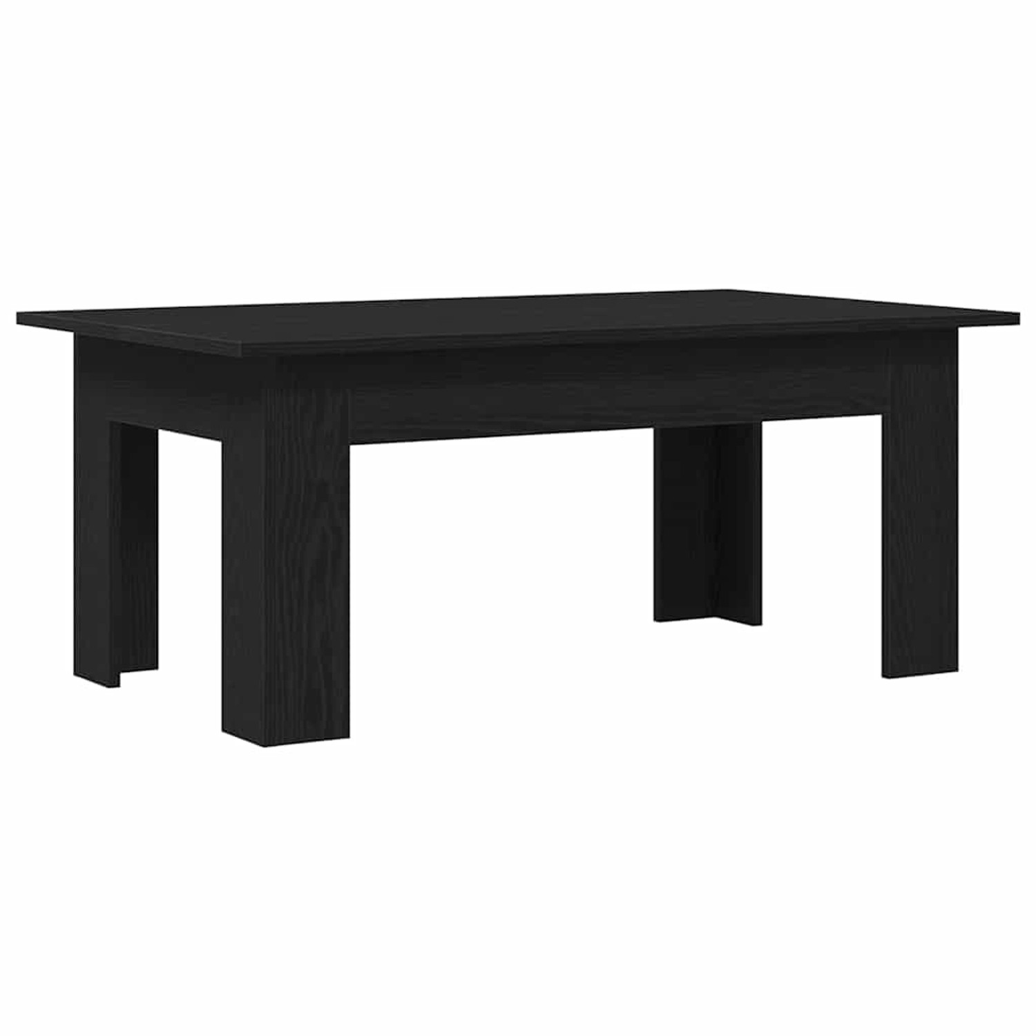 vidaXL Couchtisch Schwarz Eichen-Optik 100 x 60 x 42 cm Holzwerkstoff 86246 günstig online kaufen