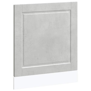 vidaXL Geschirrspülerblende Porto Betongrau 60x1,5x67 cm Holzwerkstoff 854141