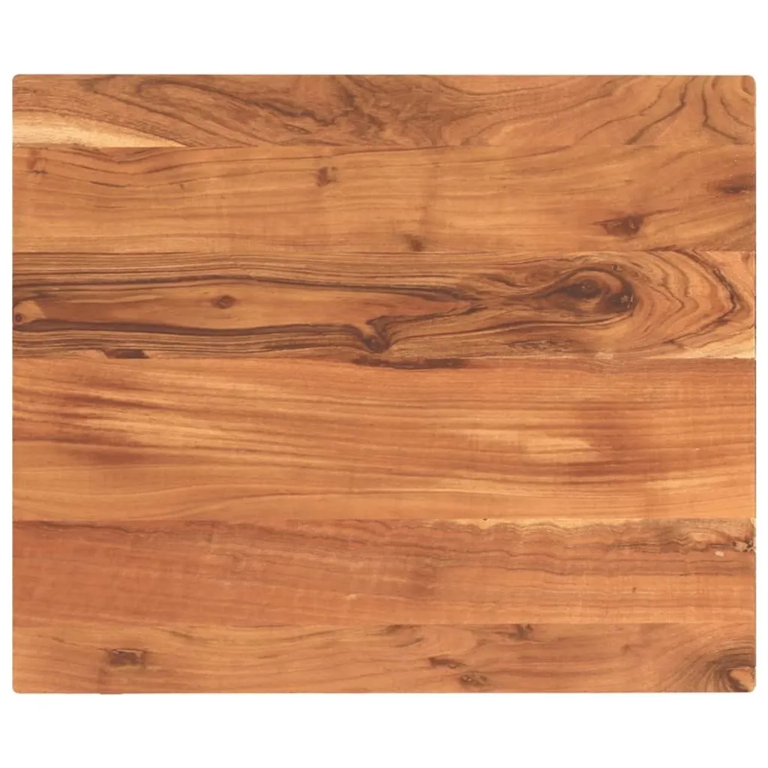 vidaXL Tischplatte 60x50x3,8 cm Rechteckig Massivholz Akazie 370980