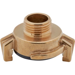 Messing Schnellkupplungs-Gewindestück AG 21 mm (R 1/2) für Pumpen und Geräte.