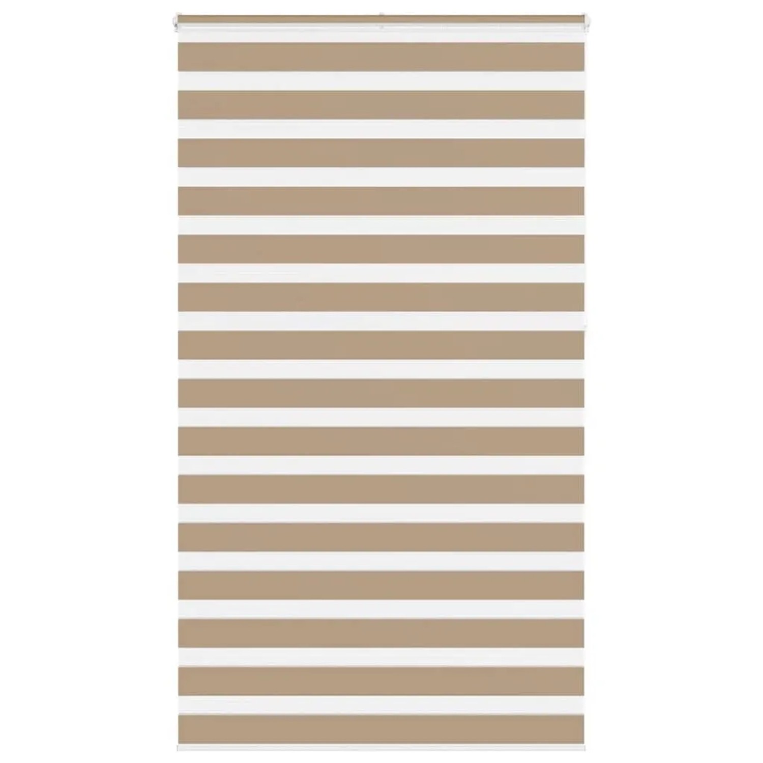 vidaXL Doppelrollo Sandbraun 130x230 cm Stoffbreite 125,9 cm Polyester 4014 günstig online kaufen