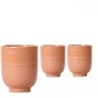 Keramik-Übertopf Glazed Cognac, Ø 9cm, für Zimmerpflanzen.