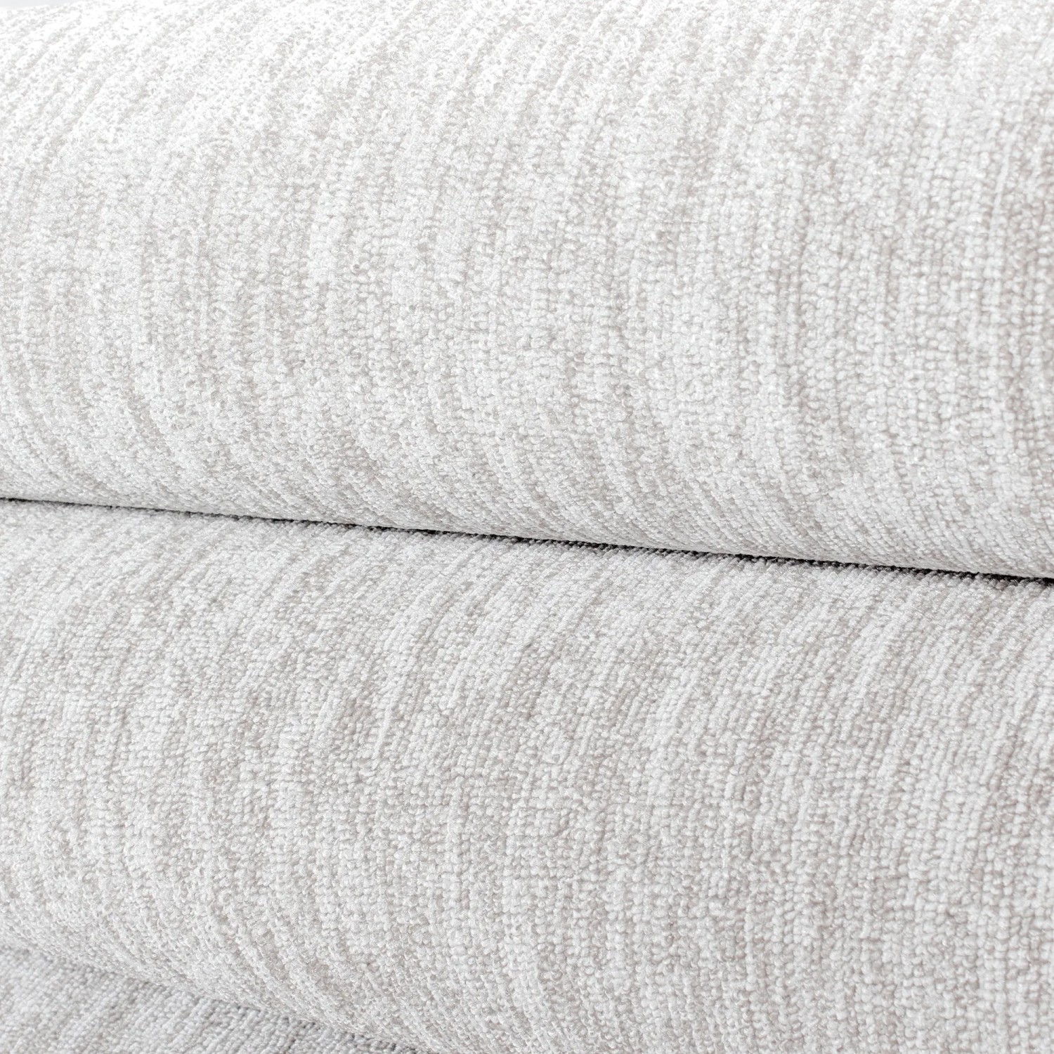 Nahaufnahme: Ayyildiz Kurzflorteppich Nizza in Creme, 200x290 cm. Schlichtes, meliertes Design.