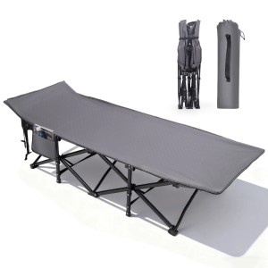 Sekey Campingliege, Feldbett klappbar bis 200kg, mit Packtasche. Ideal für Camping & Outdoor.
