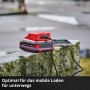 Einhell USB-Akku-Adapter TC-CP 18 Li: Roter Power X-Change Adapter lädt Handy über USB-A/C.
