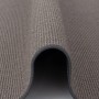 Detailaufnahme eines anthrazitfarbenen Snapstyle Sisal Teppichs, klassisches Design.