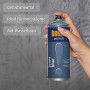 belton Buntlack Perfect Jeans Blue, seidenmatt, 150ml Dose in Hand.