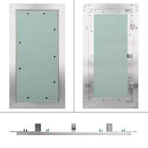 ECD Germany Revisionsklappe 300x600 mm mit Gipskarton-Einlage für Vorwandelemente.