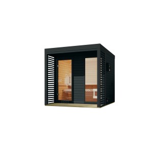 Chillroi Saunahaus Angelus L Inklusive Saunaofen 9kW Integriert Steuerung
