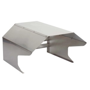 MCW Mähroboter Garage L43 aus Edelstahl, schützt vor Witterung.