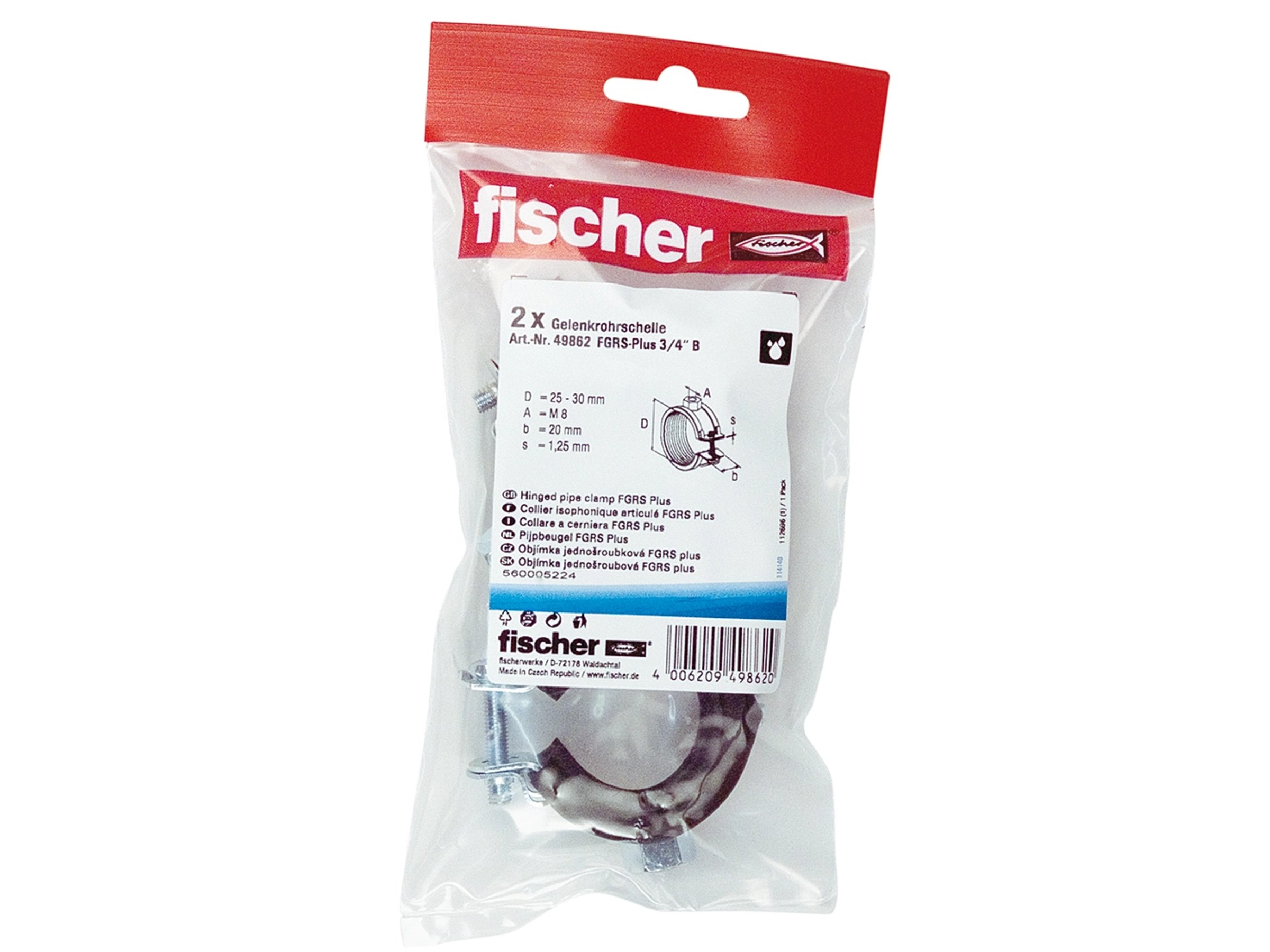 Lumonic Rohrschellen Mit Gummieinlage – 5 Stück, Ø 30 Mm, Edelstahl V2A, Für Rohre & Kabel